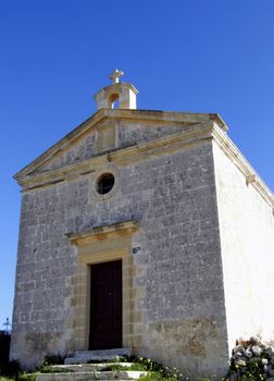 One of the many little medieval chapels in the countryside of Malta