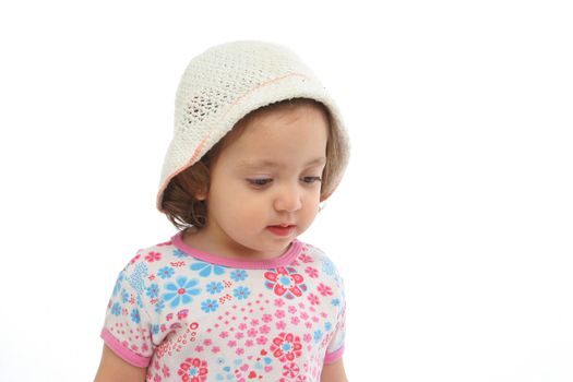 Beauty Toddler wearing a hat. (portrait). More pictures of this baby at my gallery
