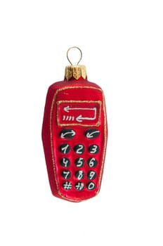 The picture of funny christmas toy phone