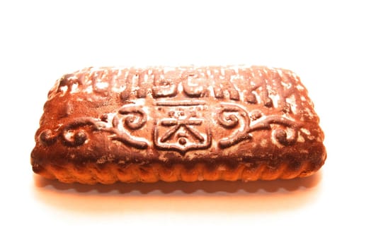 photo of the russian gingerbread on white background