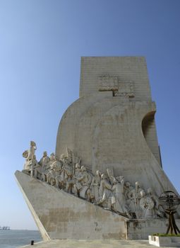 The Discoveries monument in Lisbon, dedicated to all of the great Portuguese explorers and scientists