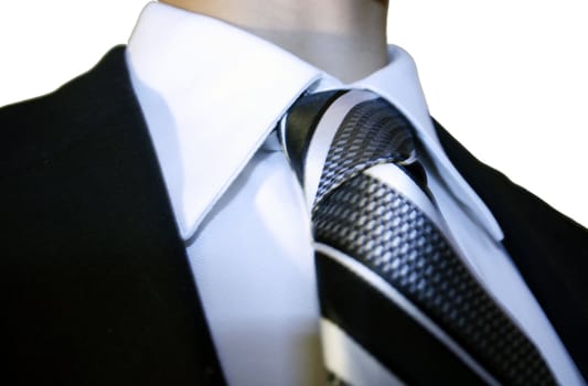 business man wearing a tie. 