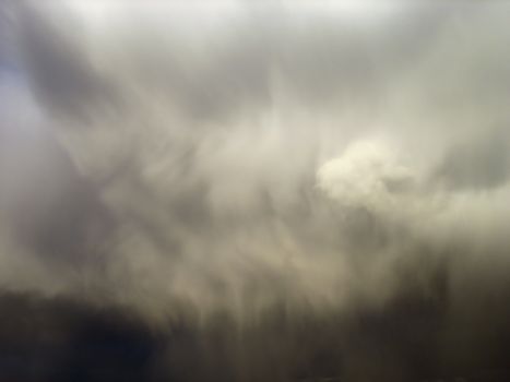 heaven background with strange storm-clouds