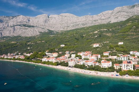 Croatian holiday town Tucepi