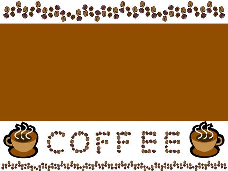 illustration of a coffee card