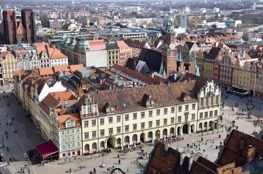 Market Square in Wroclaw, Poland
