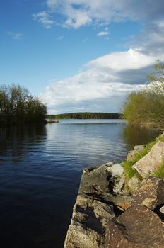 View from the lake