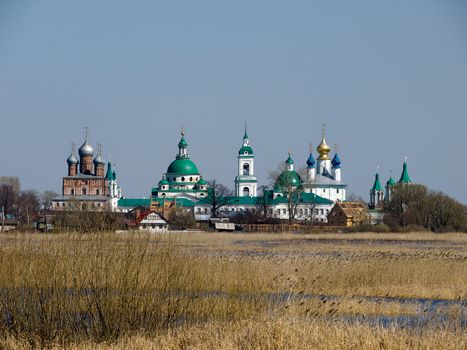 The picture of the  monastery from the Rostov the great
