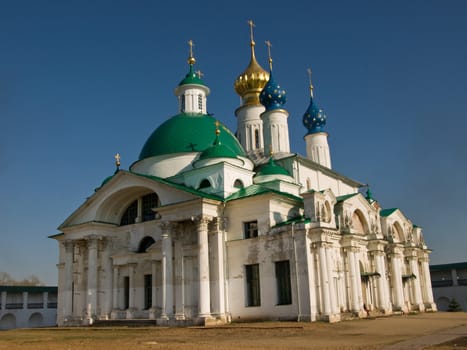 The picture the cathedral of the Rostov the great monastery