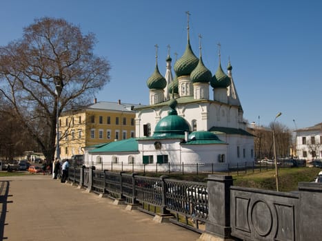 the picture of the church from the Yaroslavl