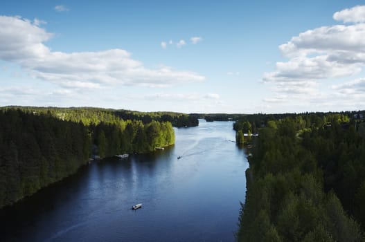 River from the bridge