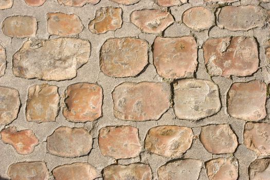 Stone tile wall pattern background
