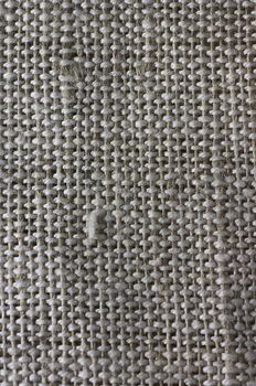 Closeup of the burlap finish fabric
