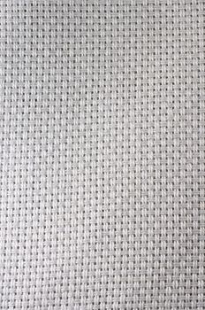 Closeup of cross-stitch fabric