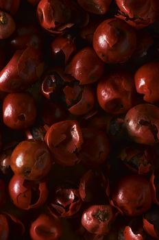 Rose pepper closeup texture