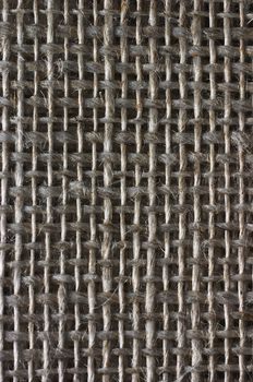 Burlap close-up texture