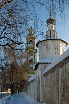 Winter view at Syzdal bell-tower, Russia