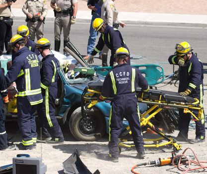 A wonderful program called "Every 15 Minutes" to teach teenagers not to drink and drive