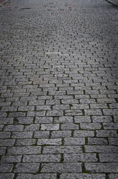 cobbled street
