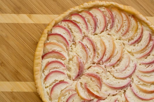 Tasty apple pie made under the house recipe