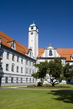 A city park in Augsburg, Germany