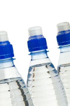 Isolated water bottle over white background