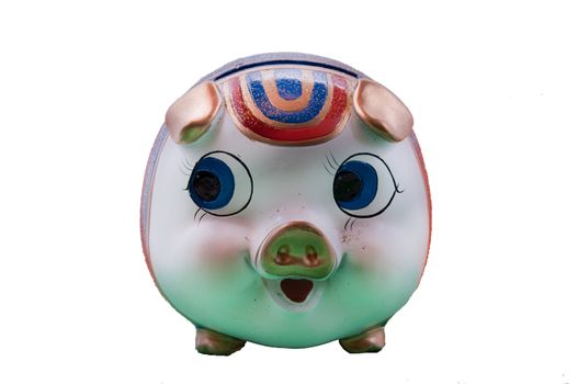 the picture of the pig money box