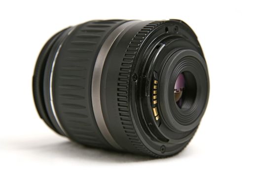 
lens in white background

