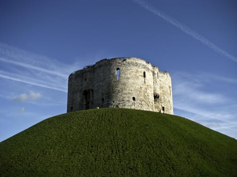 Clifford's Tower in York, England