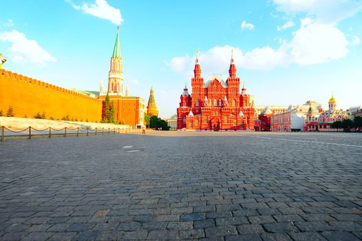 View Of The Red Square With History Museum
