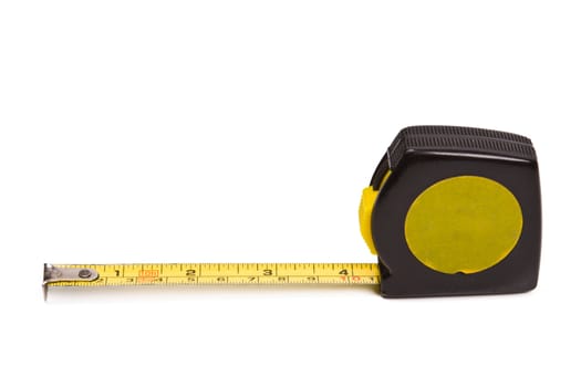 Tape measure isolated on white background