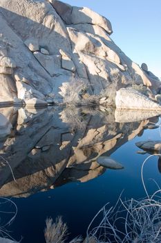 Barker Dam is a water-storage facility located in Joshua Tree National Park in California. The dam was constructed by early cattlemen, and is situated between Queen Valley and the Wonderland of Rocks near the Wall Street Mill.