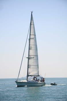 Yacht sailing in Phang Nga Bay, Thailand