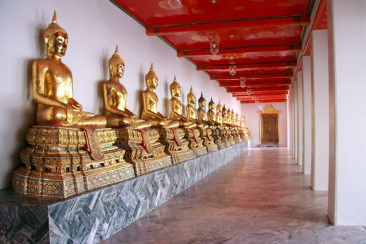 Buddha Statues, Wat Po, Bangkok