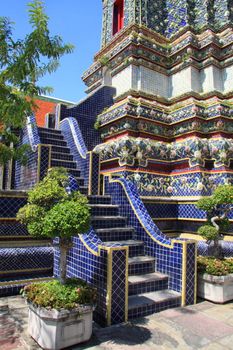 Steps at Wat Po, Bangkok