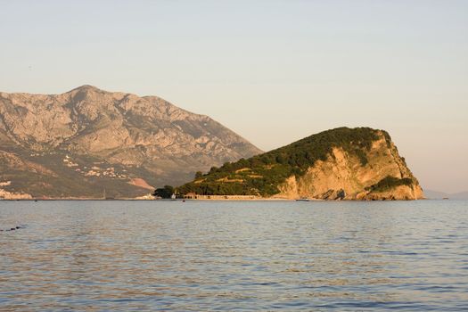 Beautiful view of the sea in Budva