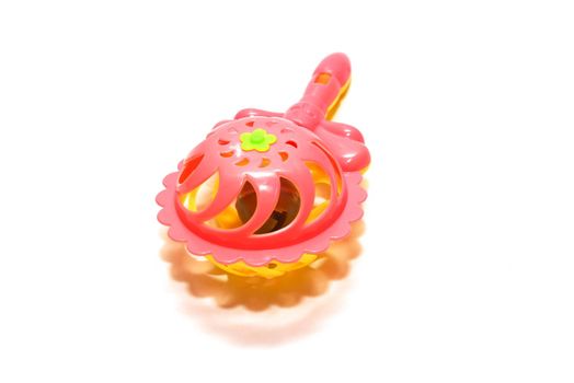 photo of the rattle on white background