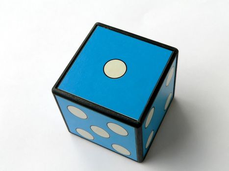 Blue dice 1