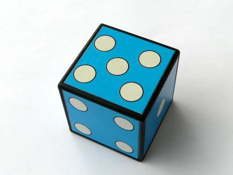 Blue dice 5