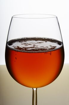 Beer in the wine glass