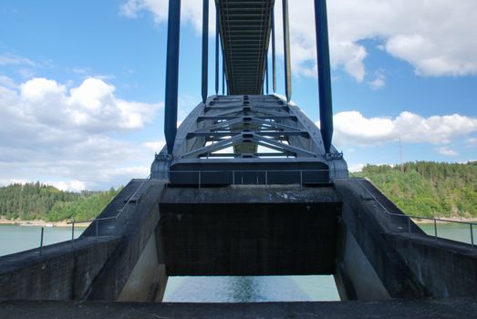 Detail of bridge construction