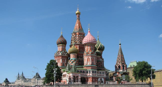 history building in centre city of Moskow