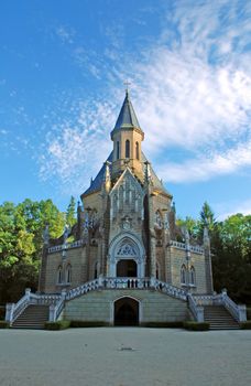 Old medieval castle - tomb of czech nobles