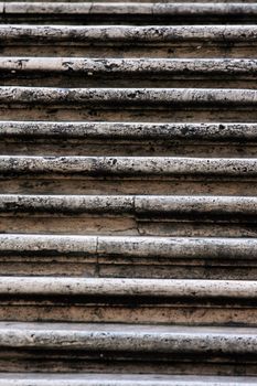 detail of Spanish steps in Rome, Italy