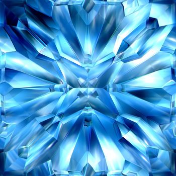 Blue ice  crystal, patterns, texture suits for duplication of the background