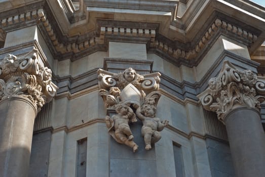 Sculpture in the main square