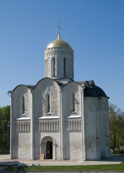 Dmitrievskiy cathedral in Vladimir  12-th century in Russia