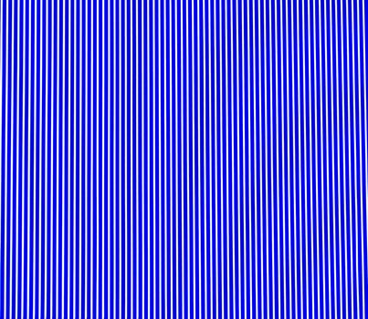 Blue and white pattern made from a grate on the outside of a building