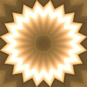 Abstract background the sun. A gold abstract background. A brown background