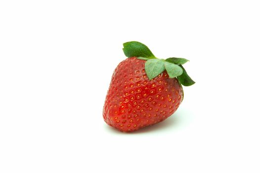 Berries of the strawberry on a white background